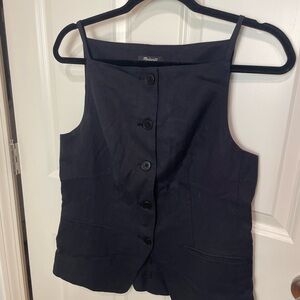 Madewell Black Women's Vest NWT